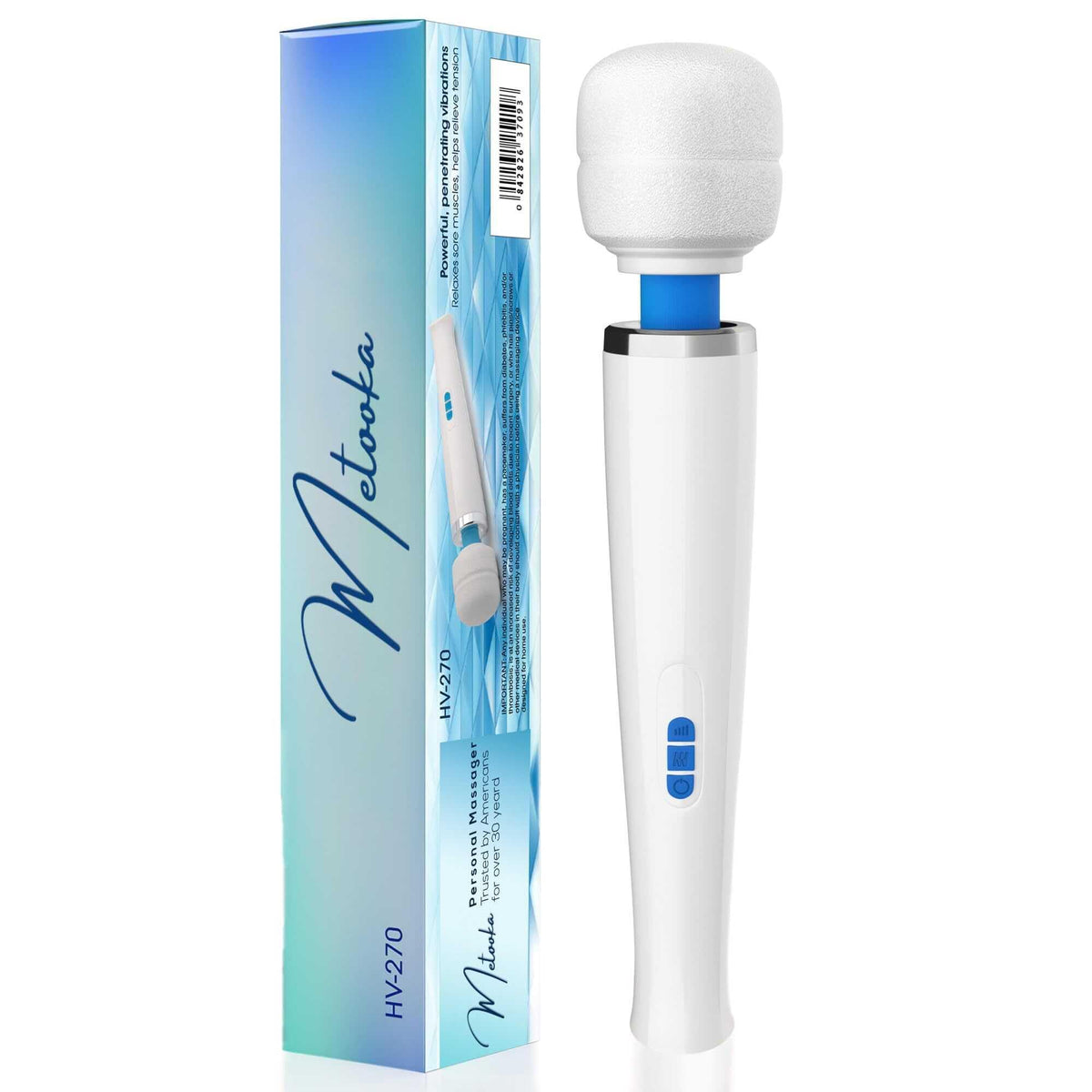 Metooka massager front view for targeted relief on shoulders