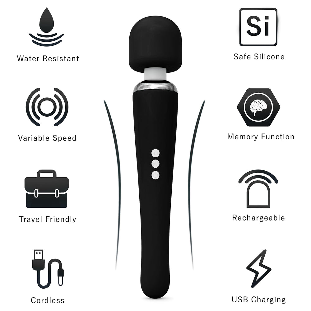 Metooka massager displaying 20 patterns for varied experiences.