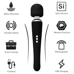 Metooka massager displaying 20 patterns for varied experiences.