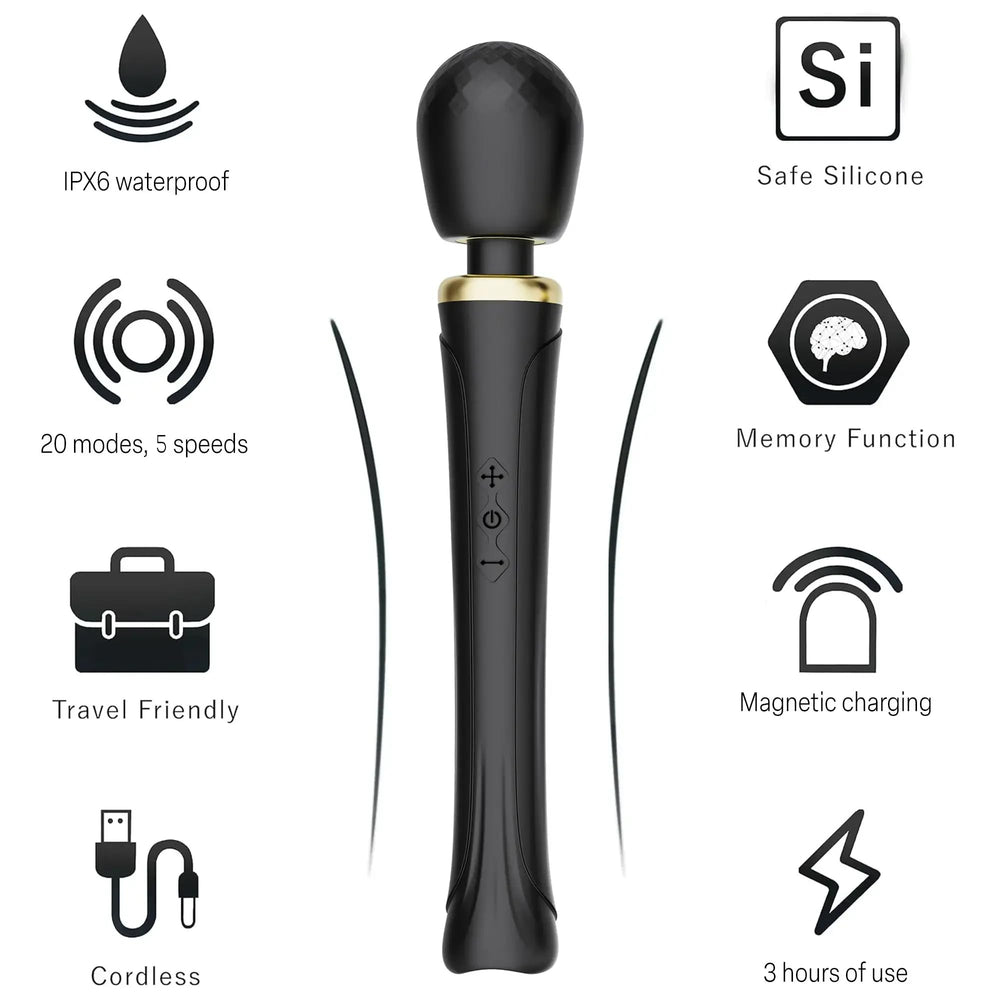 Metooka USB rechargeable massager offering flexible charging options