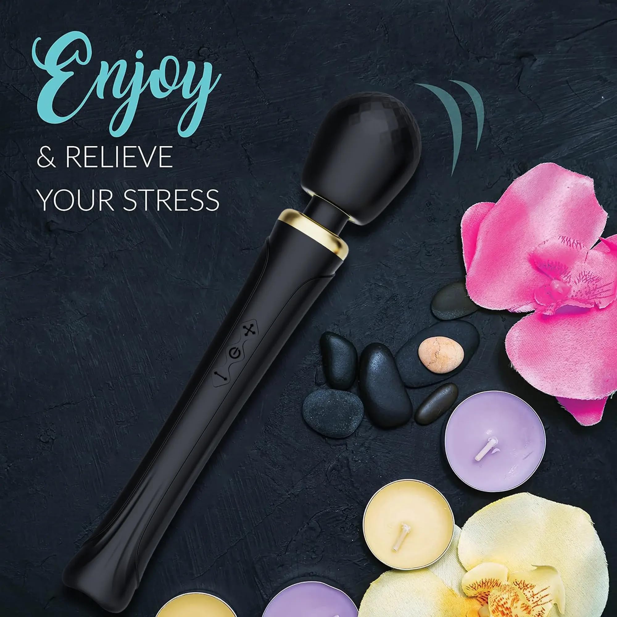Metooka waterproof and easy‑clean massager with ergonomic form
