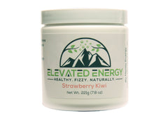 Mettle Energy Elevated Energy fizz strawberry kiwi bottle with refreshing hydration boost.