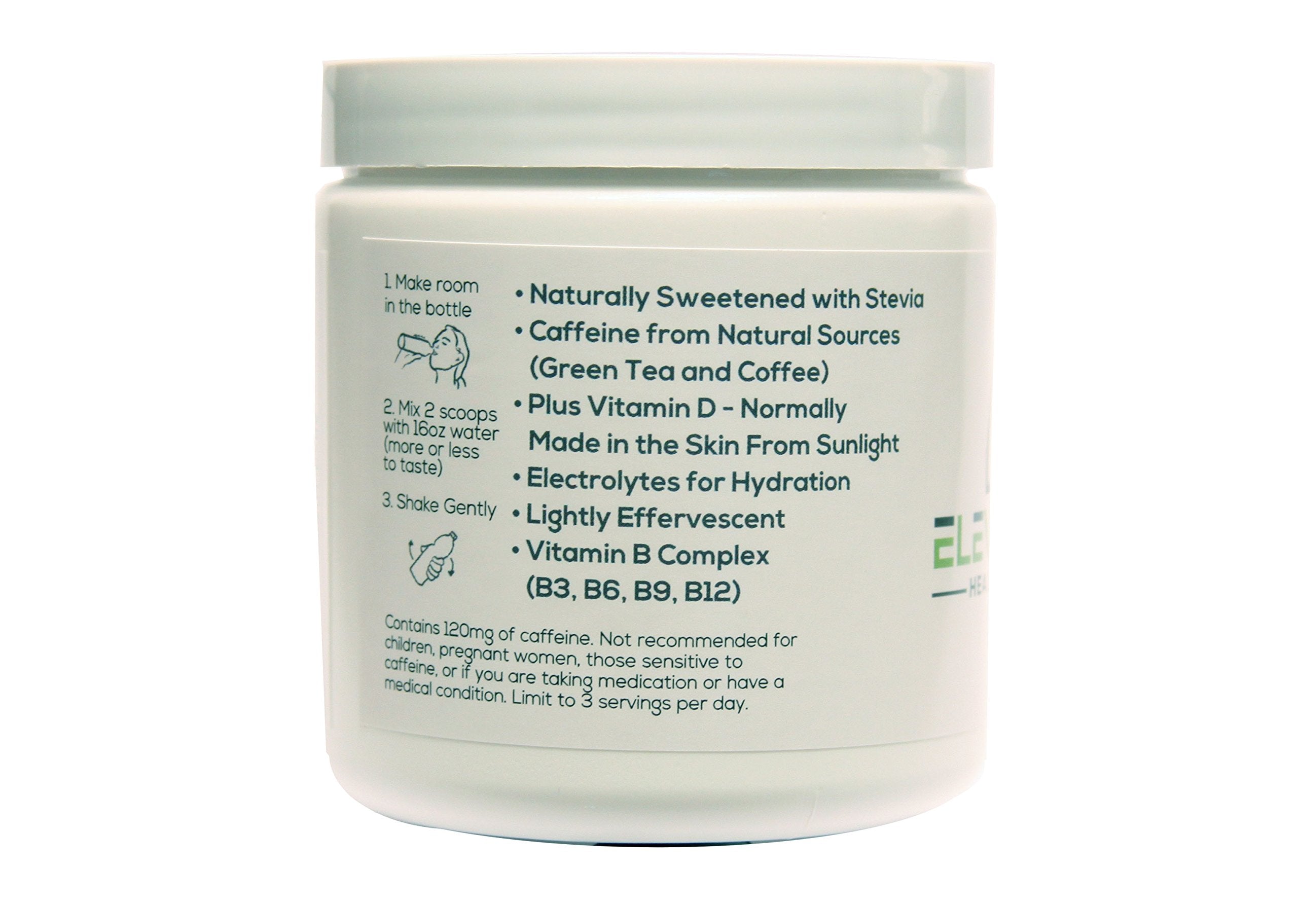 Mettle Energy powder scoop ready to mix for quick energy.