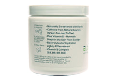 Mettle Energy powder scoop ready to mix for quick energy.
