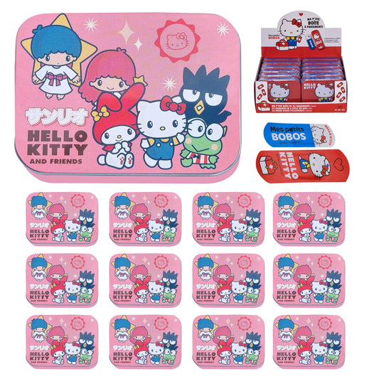 Mevsim Store Hello Kitty plaster tin in a backpack for on the go kid-friendly first aid
