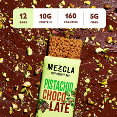 Nutrition panel shows 10g plant protein per bar for energy