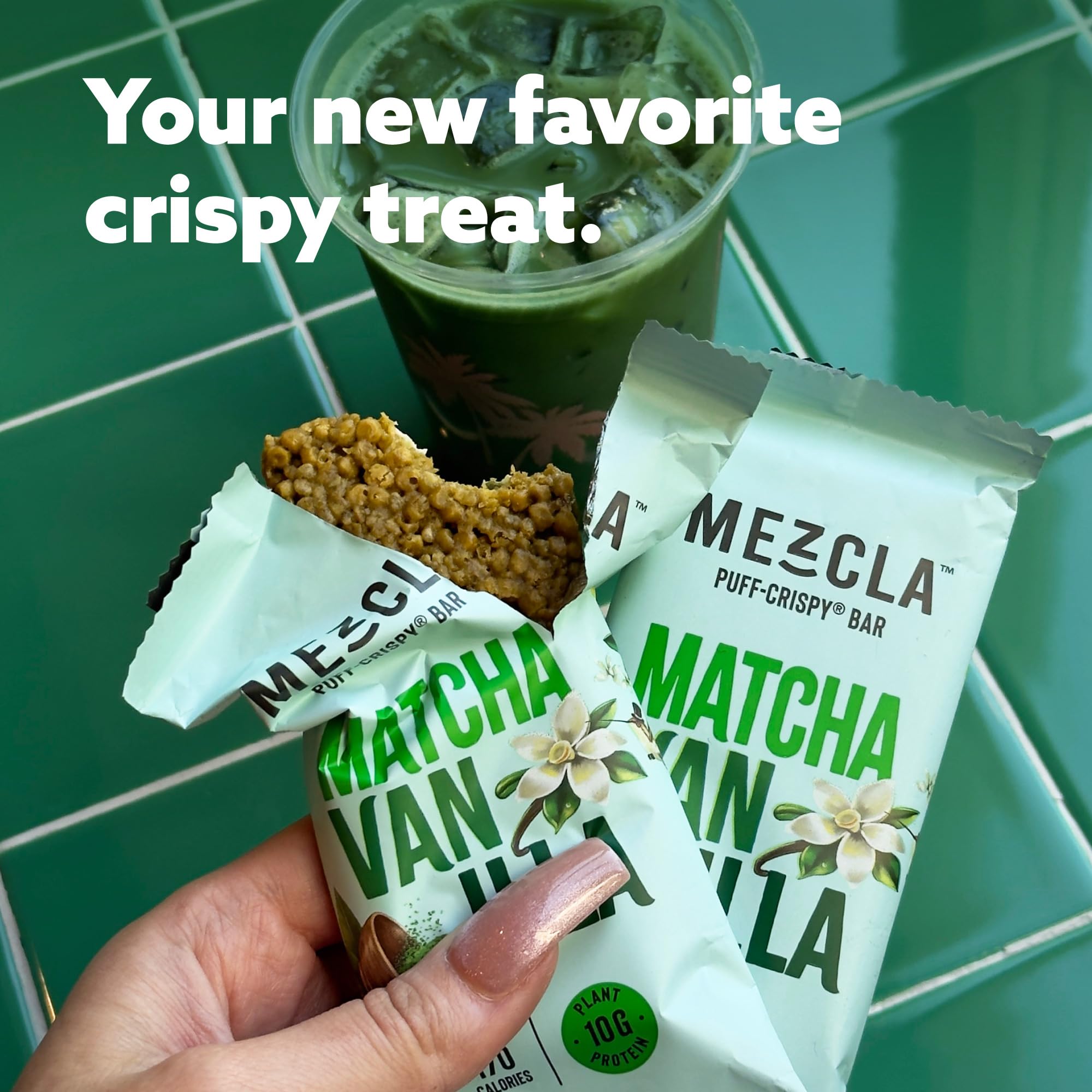 Mezcla Bar positioned as a desk-friendly office snack.