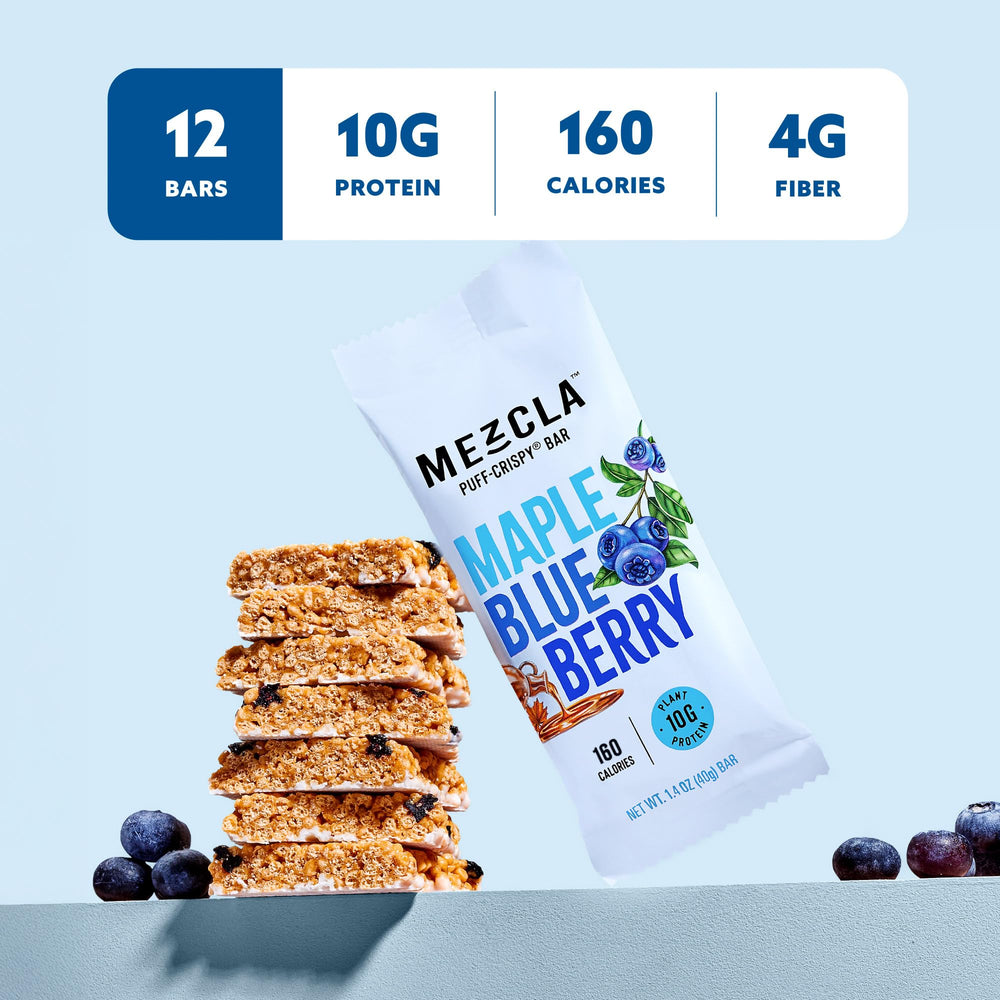 Mezcla ingredients highlight vegan gluten-free formula with real foods.