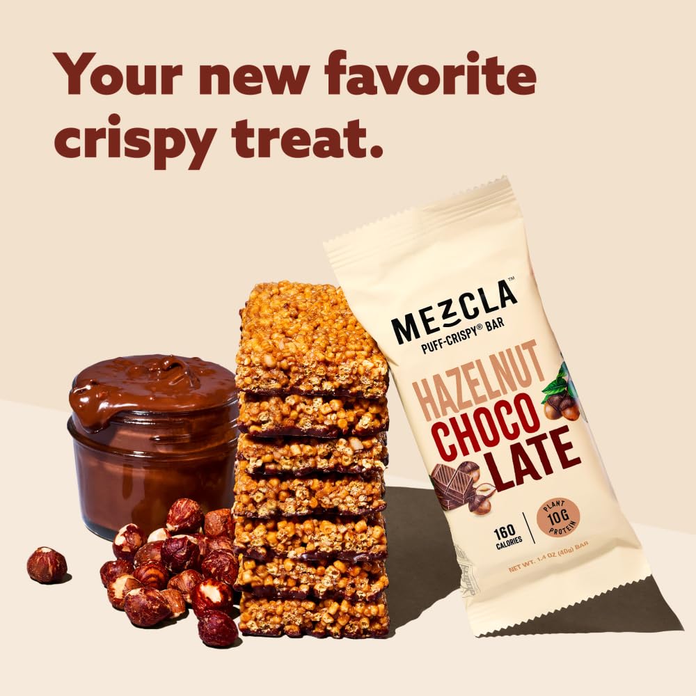 Mezcla on-the-go snack held in hand for busy days.