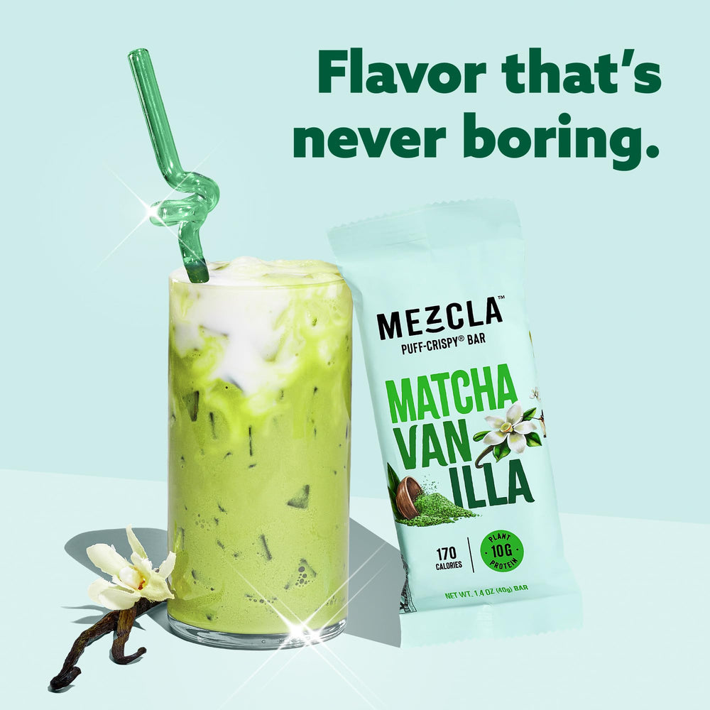Mezcla Bar with 10g plant protein for everyday fueling.