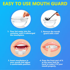 MFANBLAS adjustable-fit snore mouthpiece ensures personalized alignment