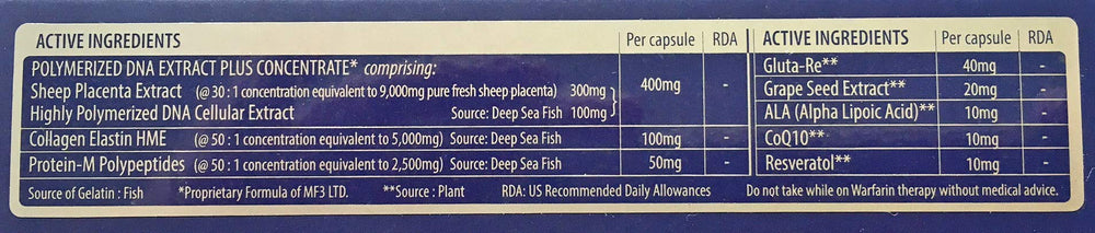 MFIII Original Swiss Placenta Softgels coating close-up highlights protective shell for stomach comfort.