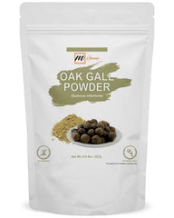 mGanna oak gall powder packaging highlights purity for natural crafts