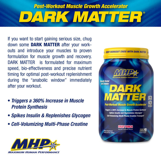 MHP Dark Matter scoop highlights precise dosing for nutrient timing