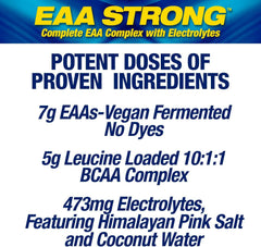 Maximum Human Performance EAA Strong electrolyte blend enhances hydration during training