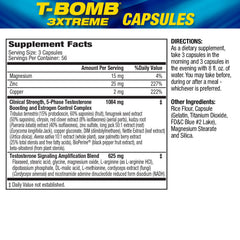 MHP T-Bomb 3xtreme label close-up showing details