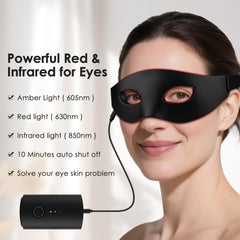 mhpoycd eye mask with low, medium, high modes for customizable comfort