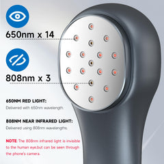 MHPoycd handheld red light device with LED display for precise timer control