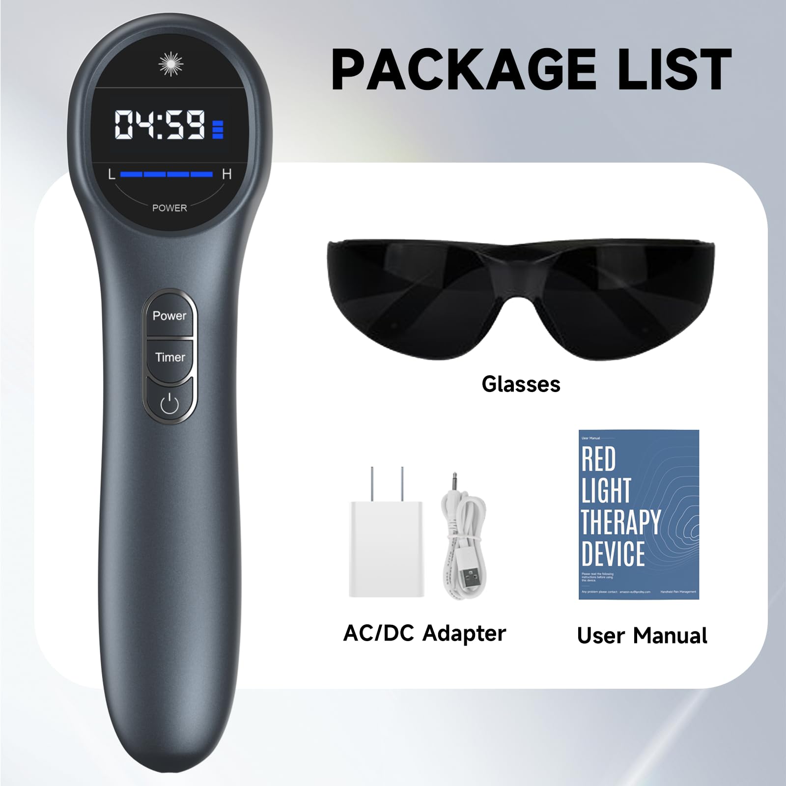 MHPoycd battery-powered red light device ready for cordless use anywhere