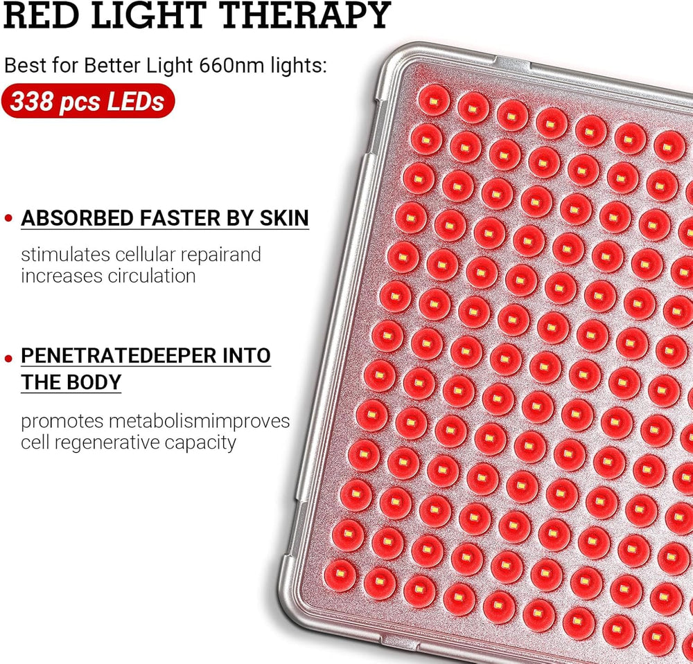 MHPoycd red light distance 5 to 15 inches for customizable exposure.