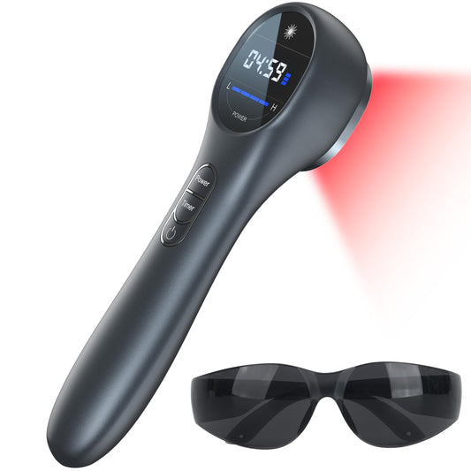 MHPoycd red light therapy device with 14x650nm and 3x808nm for full-body energy support