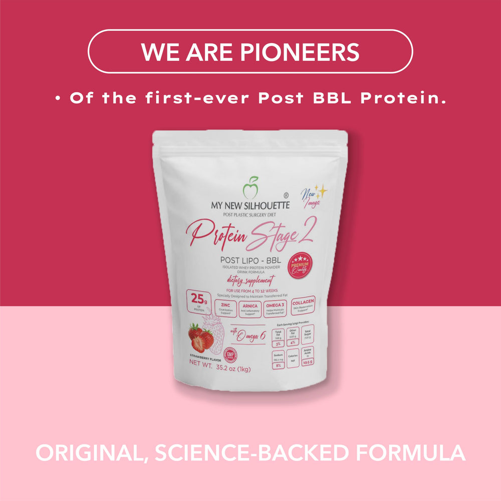 MI NUEVA SILUETA Strawberry ingredients list emphasizes omega fatty acids.