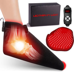 Miaimther red light foot boot front view for targeted foot therapy and relaxation