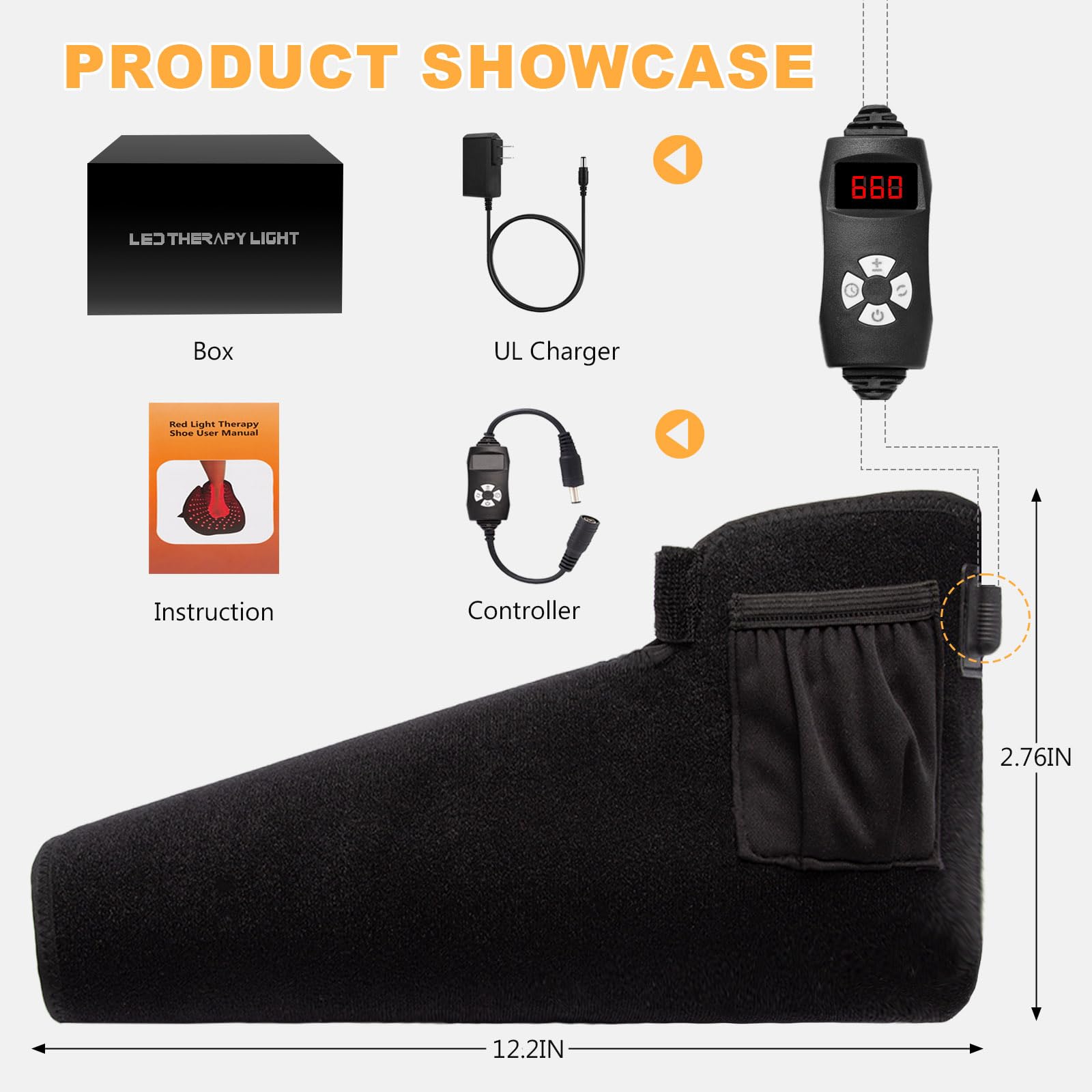 Miaimther red light foot boot packaged for easy storage and gifting