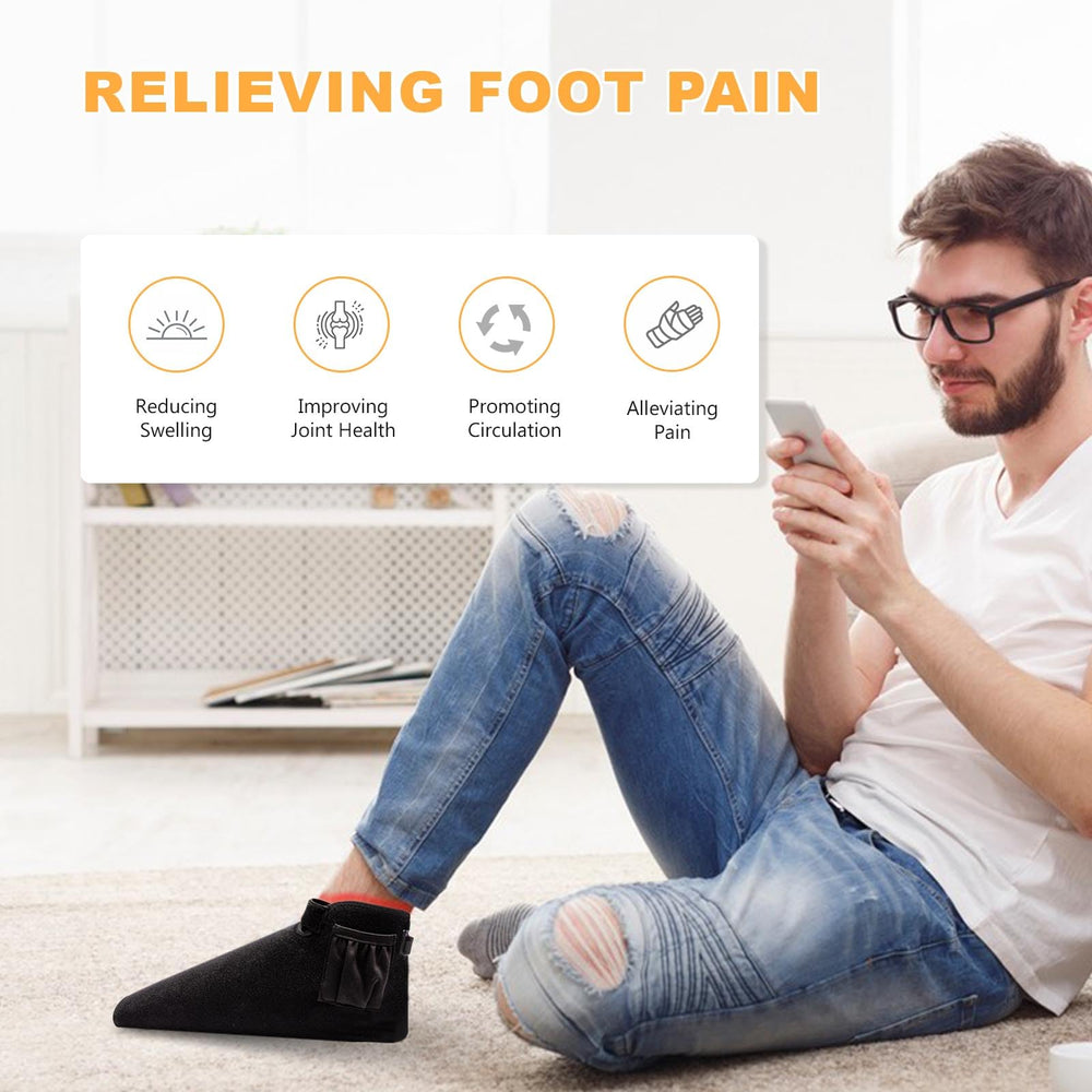 Miaimther red light foot boot warm heat enhances relaxation and recovery sessions