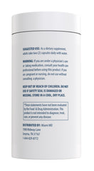 MiamiMD ingredients panel showing marine collagen and vitamin C.