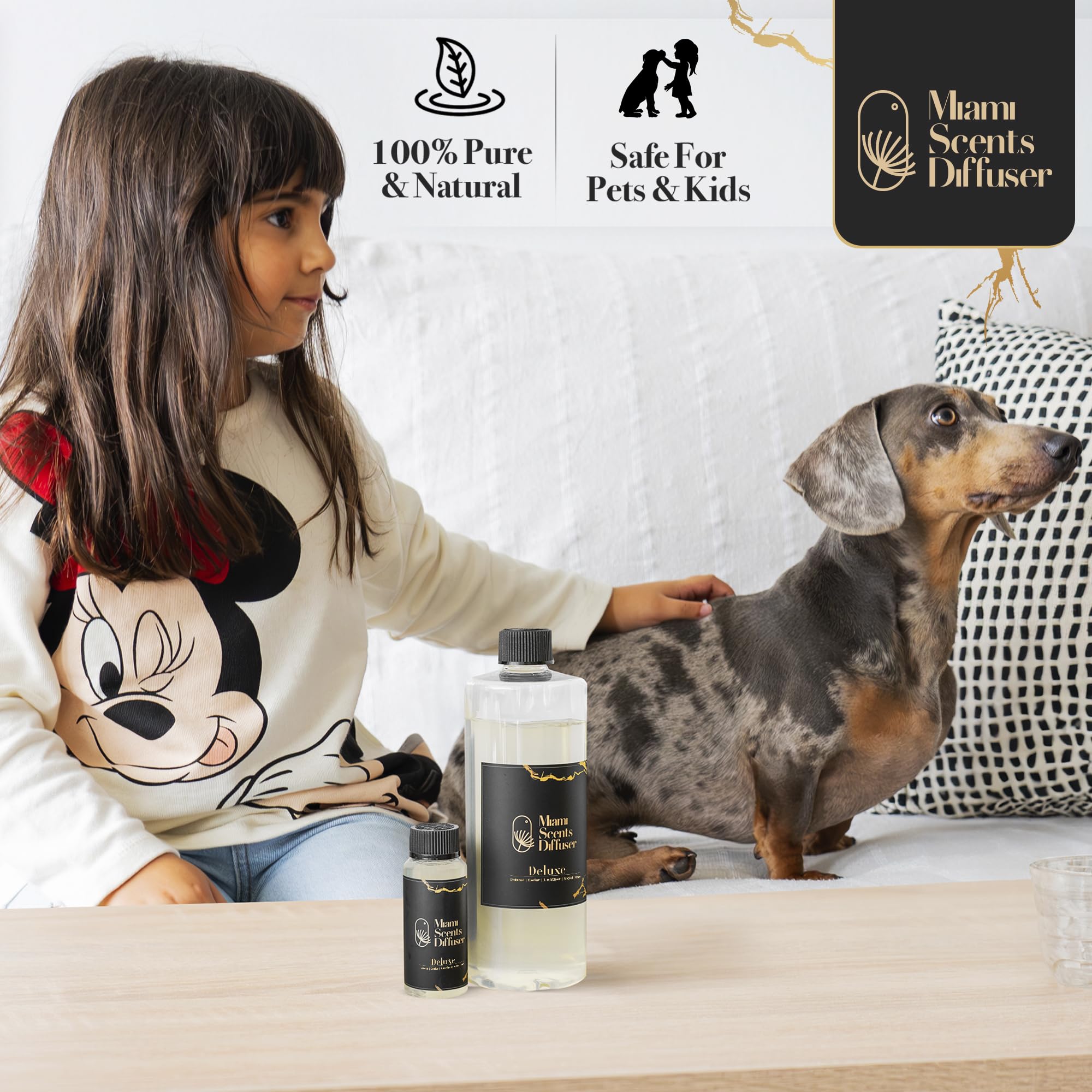 Miami Scents Diffuser Deluxe Silk USA quality control ensures a pure aroma.