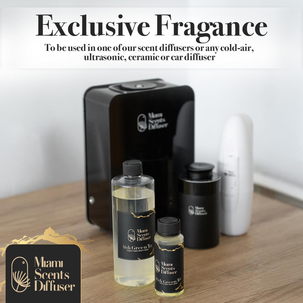Miami Scents Diffuser Irish Horizon 120ml bottle ready for refill
