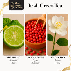 Miami Scents Diffuser Irish Horizon packaging showcases luxury presentation for gifting