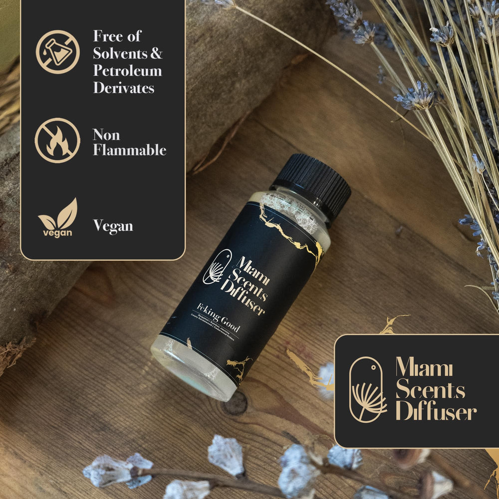 Miami Scents So Good diffuser in a cozy living room creating inviting ambiance.