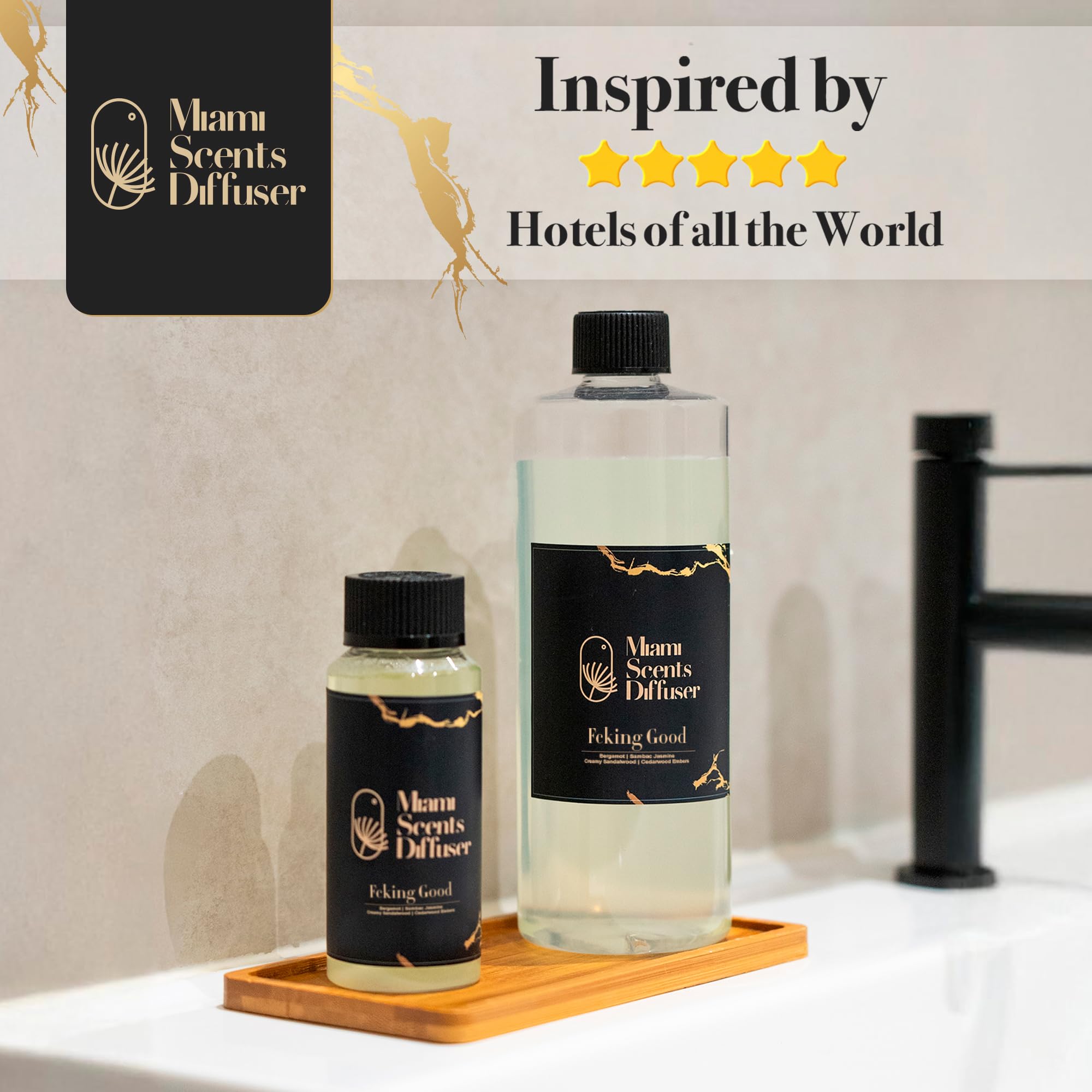 Miami Scents So Good eco-friendly packaging highlighting responsible sourcing.