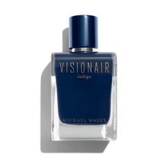 Michael Malul Visionair Indigo bottle front shows premium fragrance design