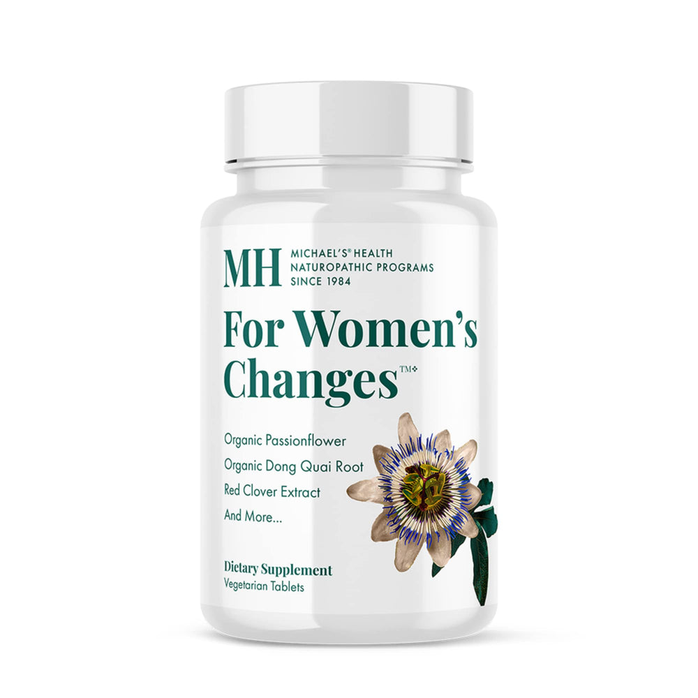 Michael's Health Menopause bottle front view highlighting peri-menopausal support.