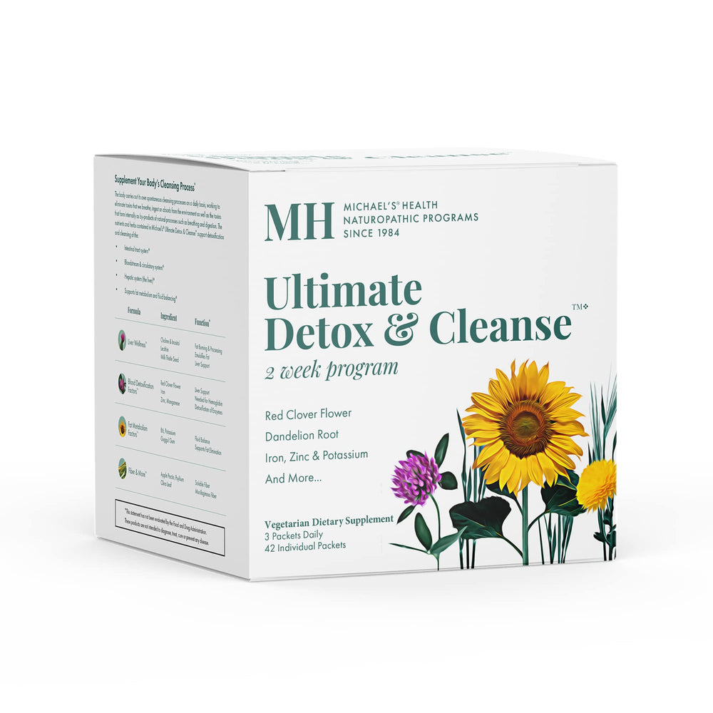MICHAEL'S Health Ultimate Detox bottle front for easy daily use and detox support