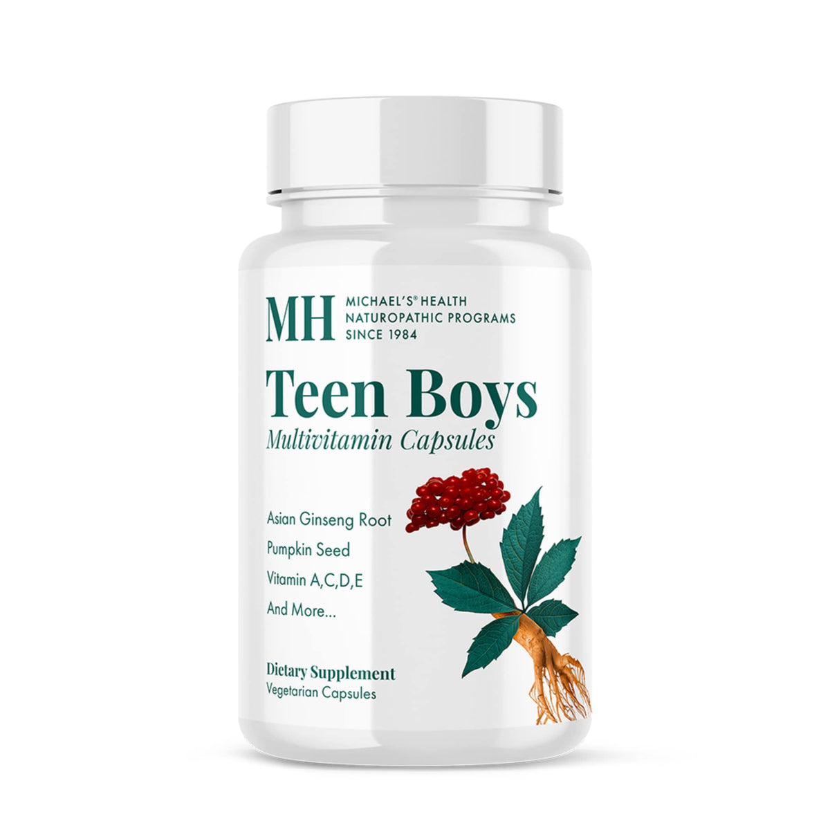 MICHAEL'S Teen Boys Daily Multivitamin bottle supports daily growth nutrients