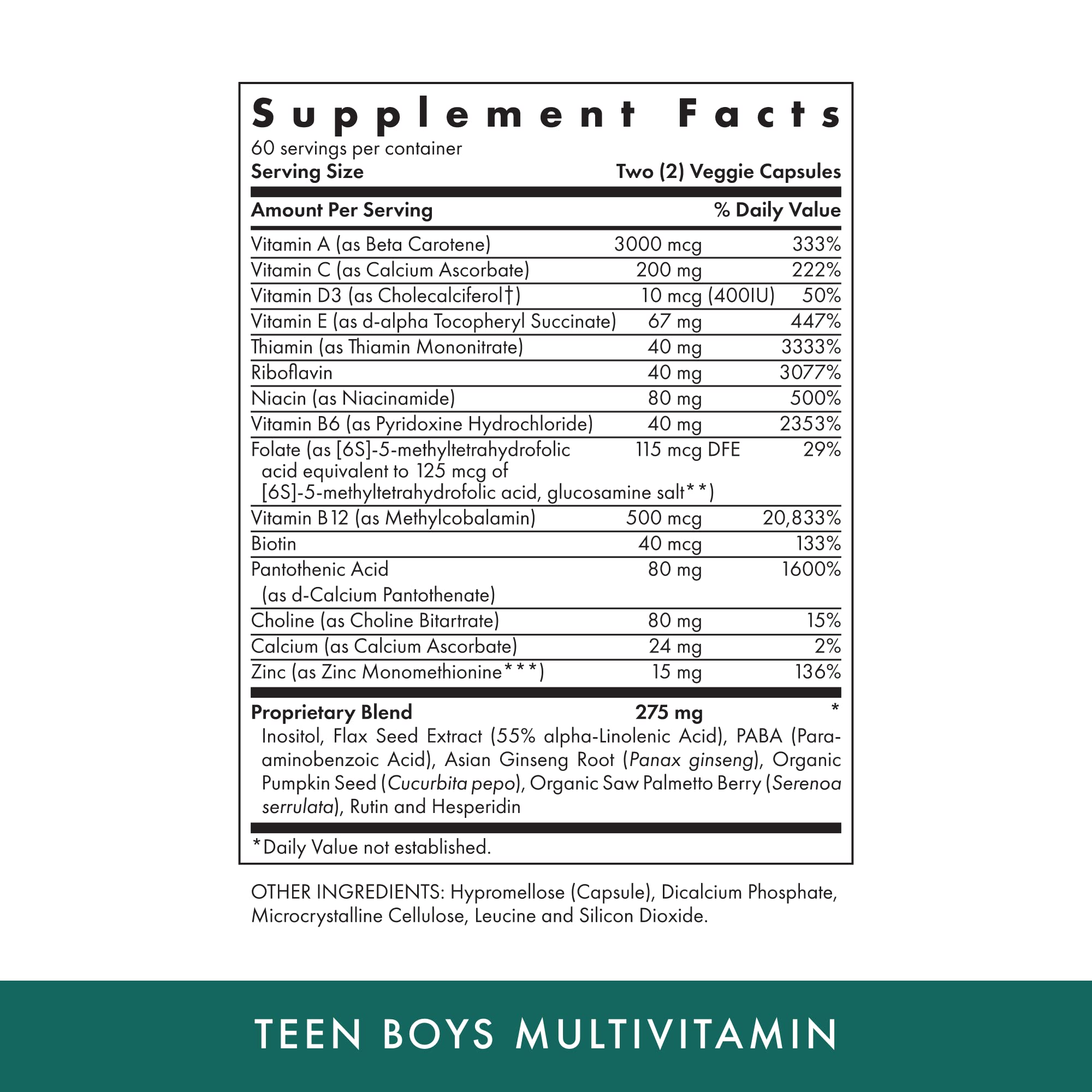 MICHAEL'S Teen Boys Multivitamin capsules close-up for convenient daily use