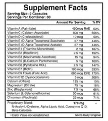 Micro Daily Supplement capsules close-up, easy daily intake for on-the-go vitality.