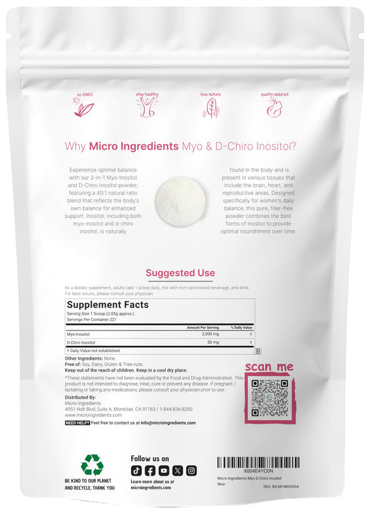 Micro Ingredients 40:1 ratio graphic illustrates ideal dosing for hormonal support.