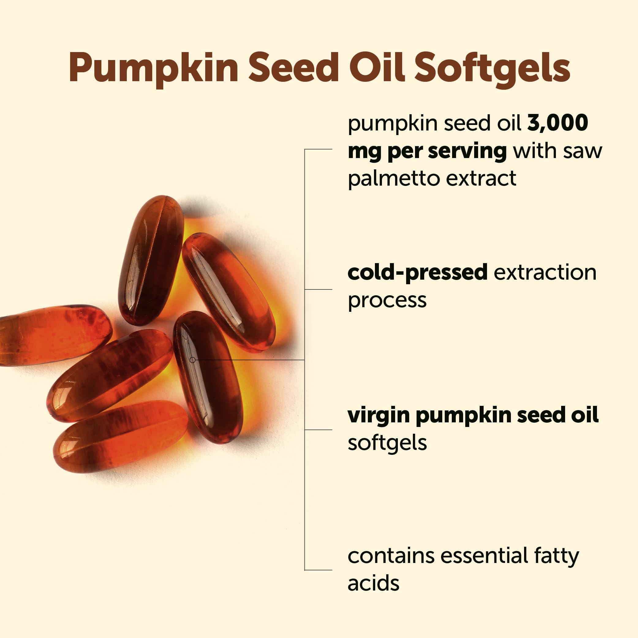 Pure, cold-pressed pumpkin seed oil from Micro Ingredients preserves natural nutrients.