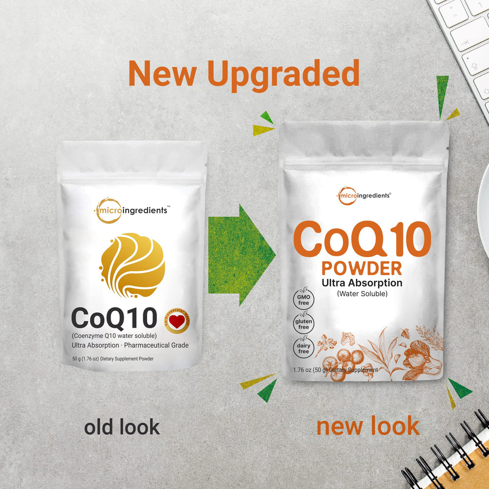 Micro Ingredients COQ10 free from GMOs and common allergens.