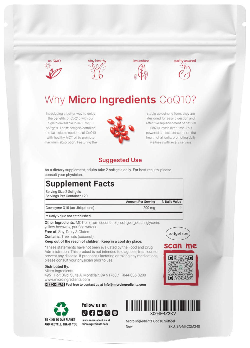 CoQ10 softgels closeup showing rich capsule detail and potency
