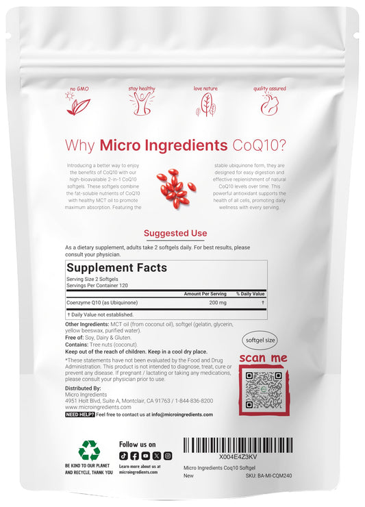 CoQ10 softgels closeup showing rich capsule detail and potency
