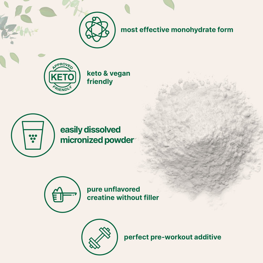 Creatine Monohydrate powder dissolving in a glass for workouts.