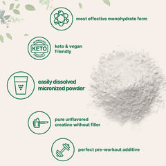 Creatine Monohydrate powder dissolving in a glass for workouts.