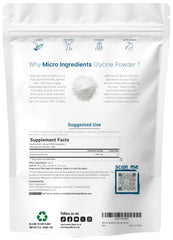 Micro Ingredients glycine powder dissolves quickly in water for smooth shakes