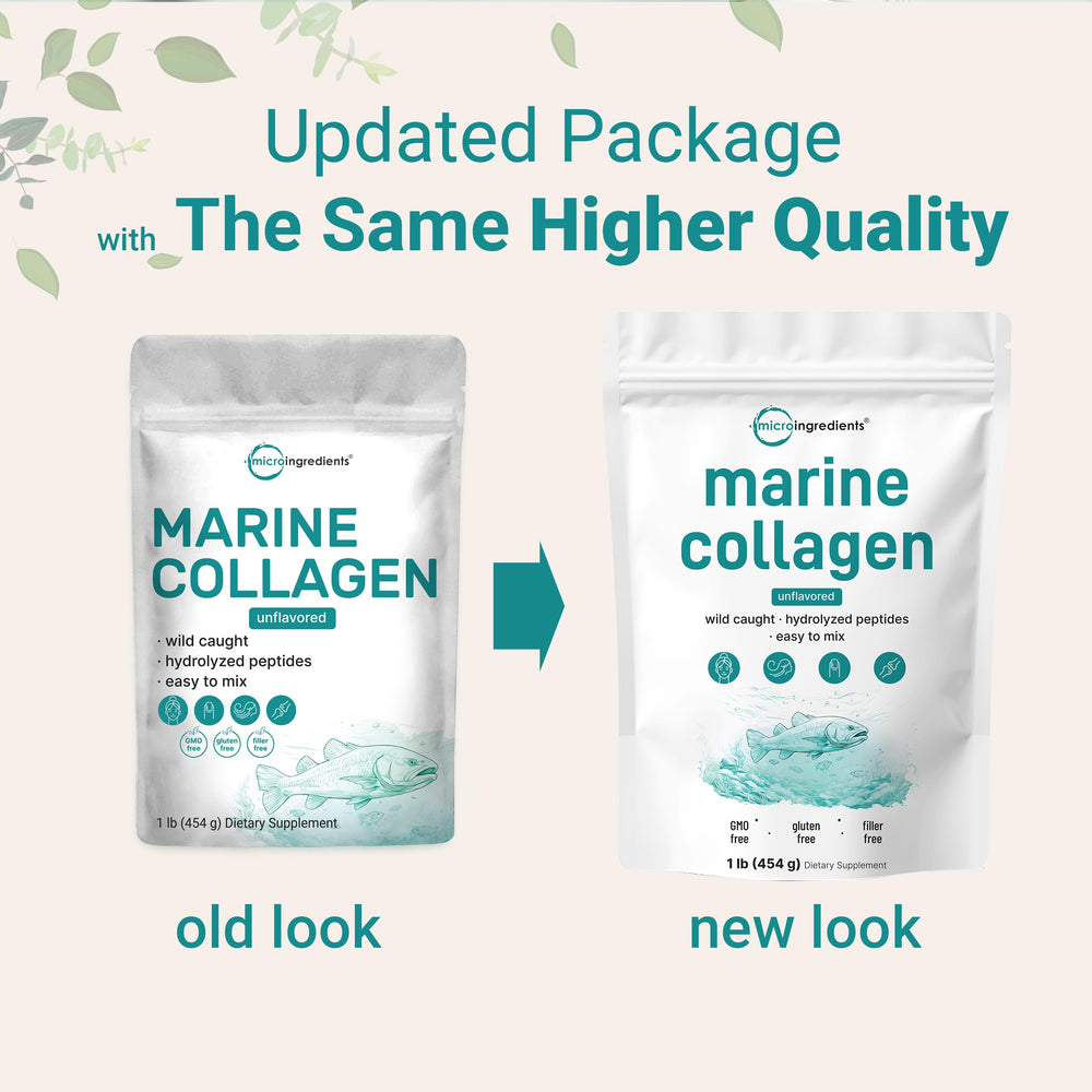 Micro Ingredients Marine Collagen Peptides powder dissolving in coffee for quick intake.